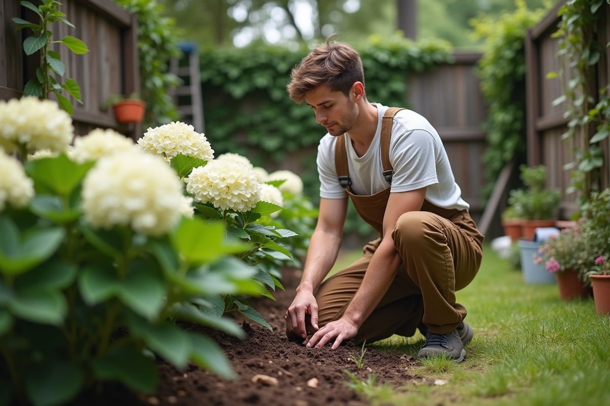 Jeune homme vérifiant l