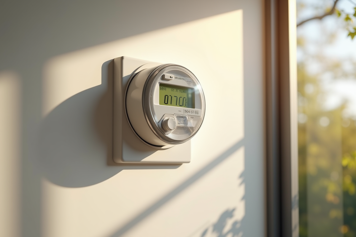 Intérieur de maison avec compteur électrique et VMI